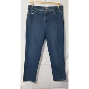 UKA JEANS women's blue jeans pants size 18P